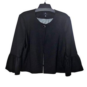 Jules & Leopoldo 3/4 Flutter Sleeve Jacket LG